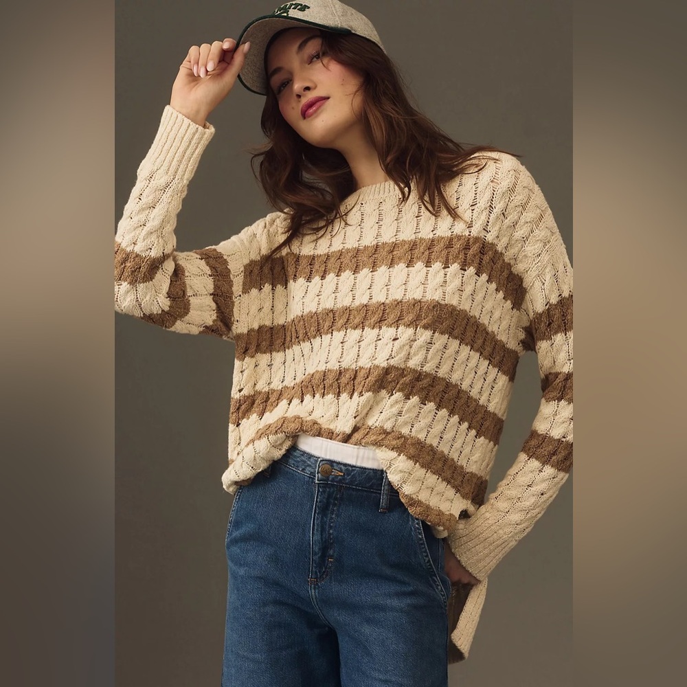 Anthro | Pilcro Long Line Sweater - New